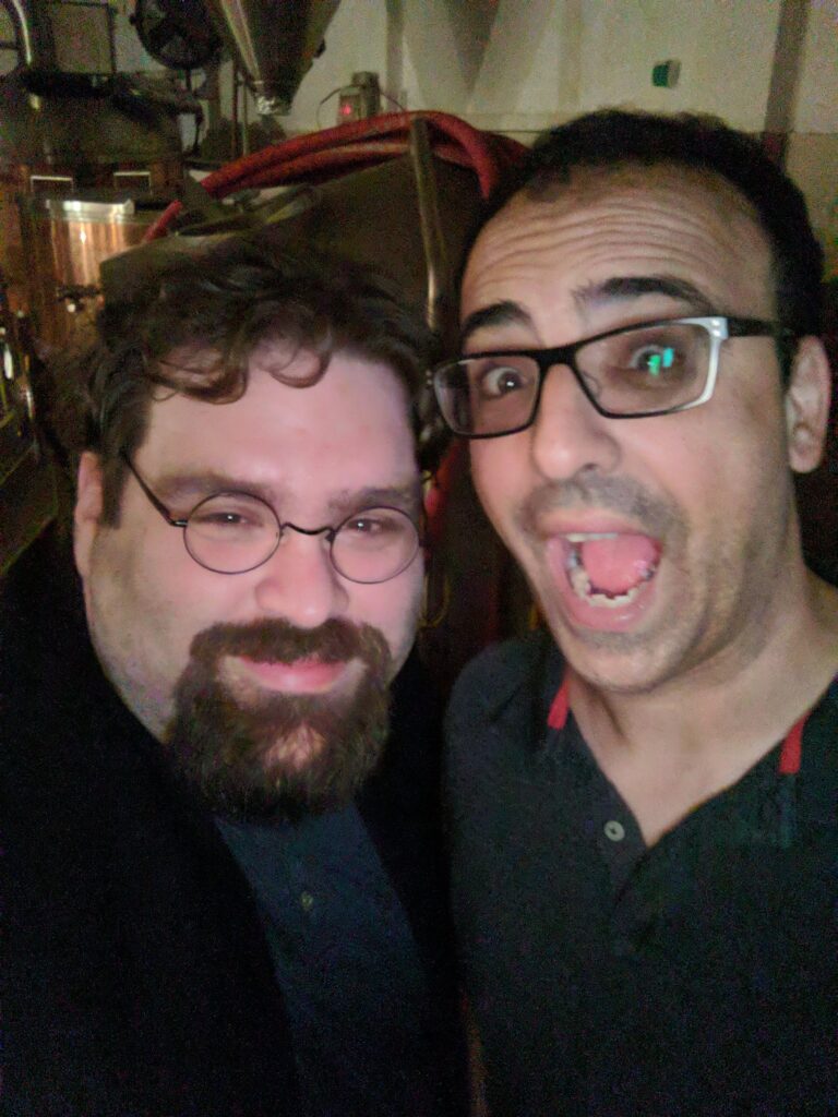 Jeremy and Yossi Tarablus  at English Comedy Showcase