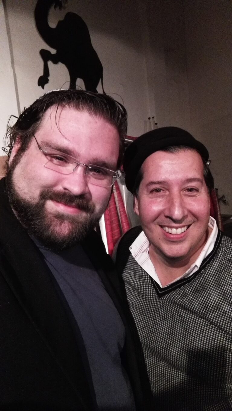 Jeremy with Danny Cohen at English Comedy Showcase